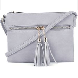 NWOT: Vegan Leather Crossbody Bag